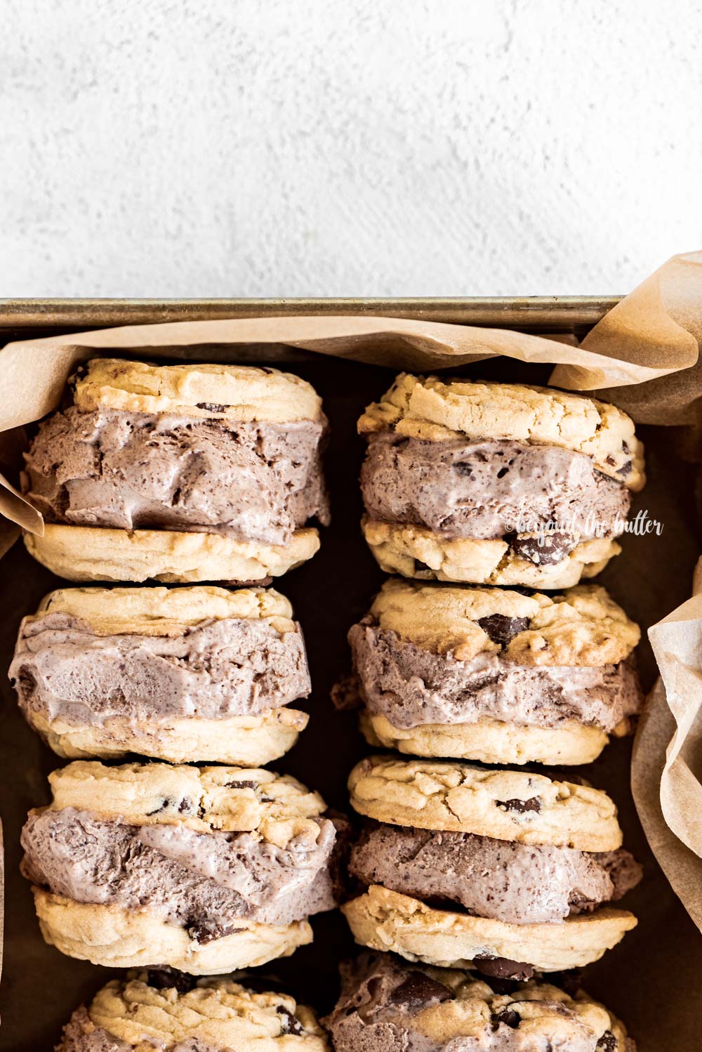 Homemade Ice Cream Cookie Sandwiches | All Images © Beyond the Butter, LLC