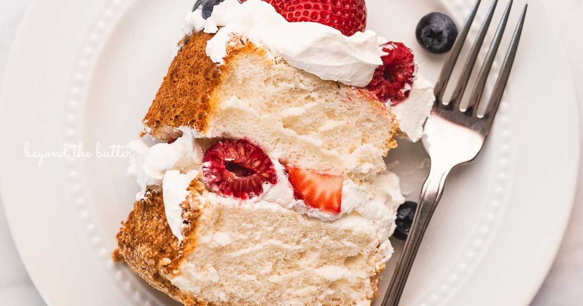 Homemade Angel Food Cake - Beyond the Butter