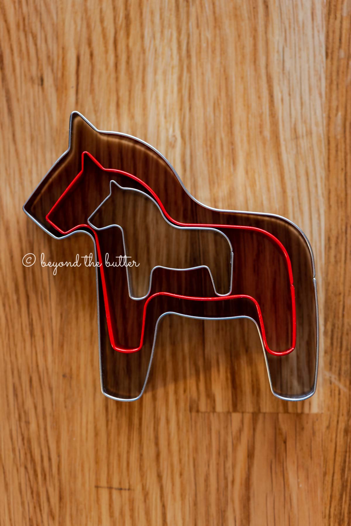 Dala horse cookie cutters | All Images © Beyond the Butter®