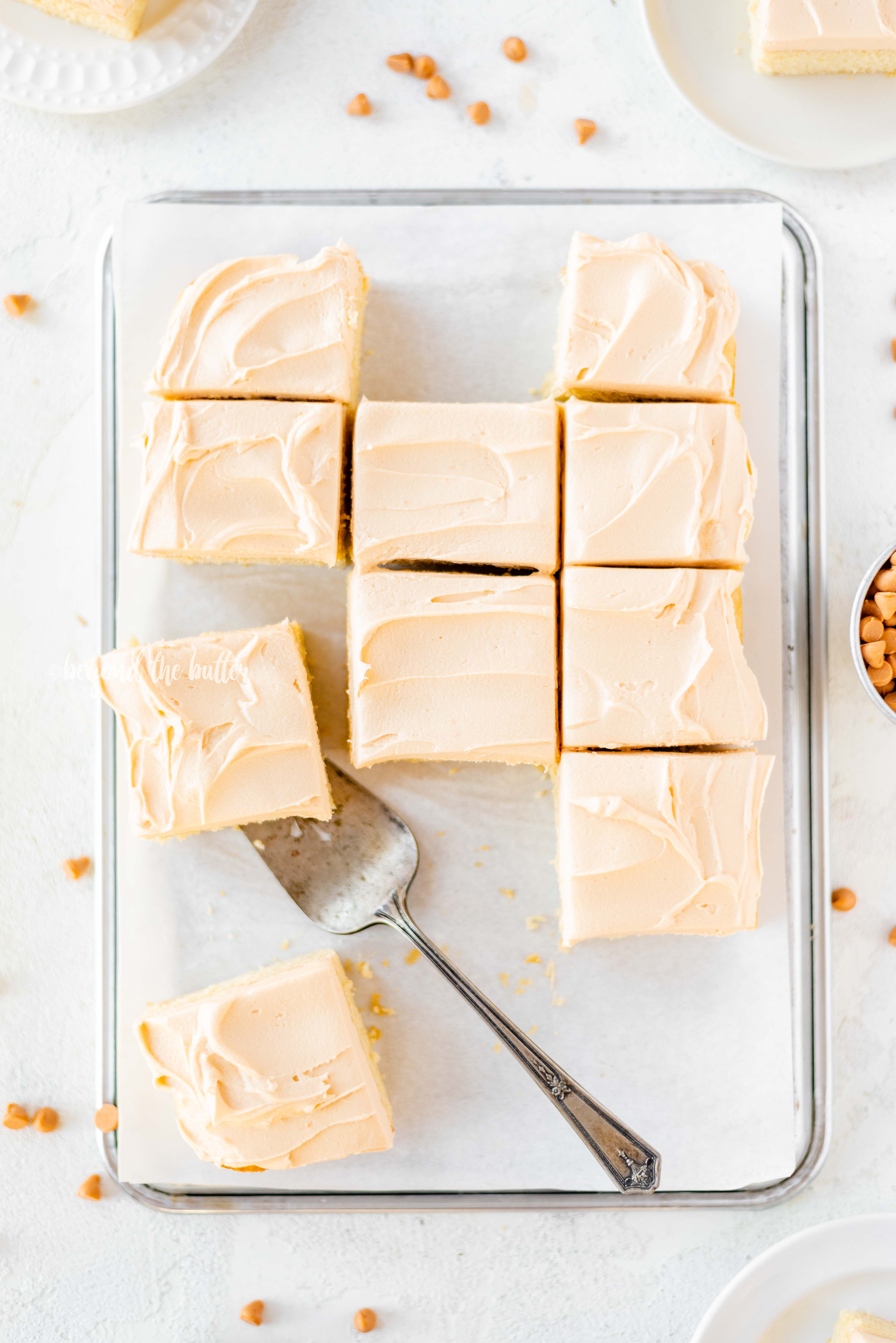 Butterscotch Krimpet Sheet Cake Beyond the Butter