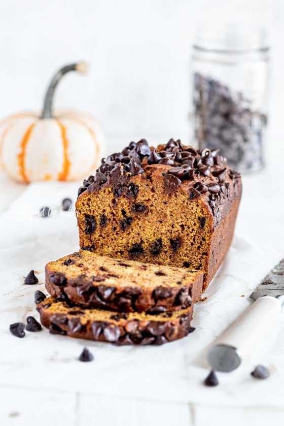 One Bowl Chocolate Chip Pumpkin Bread recipe | All Images © Beyond the Butter, LLC
