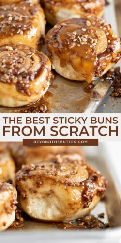Images of Homemade Sticky Buns from Scratch from Beyond the Butter®.