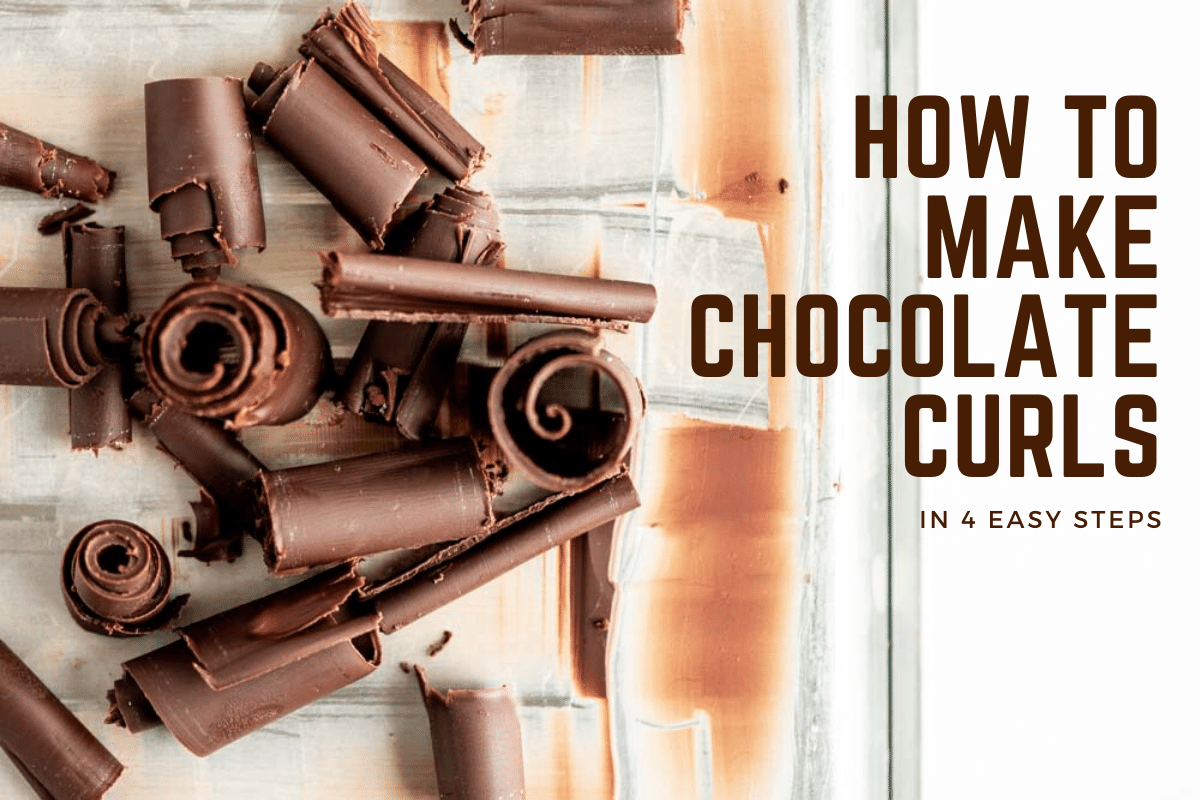 Small pile of randomly stacked Chocolate Curls | All Images and Video © Beyond the Butter™