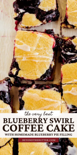 Image of blueberry swirl coffee cake from Beyond the Butter®.