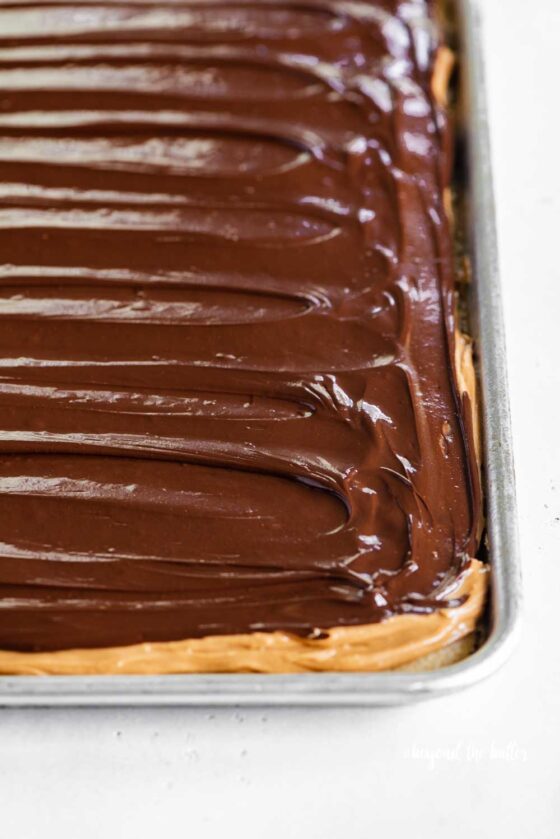 Angled view of pre-cut peanut butter tandy kakes | All Images © Beyond the Butter™