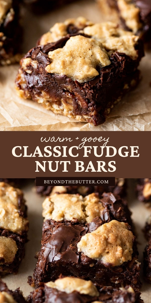 Classic Fudge Nut Bars Beyond the Butter