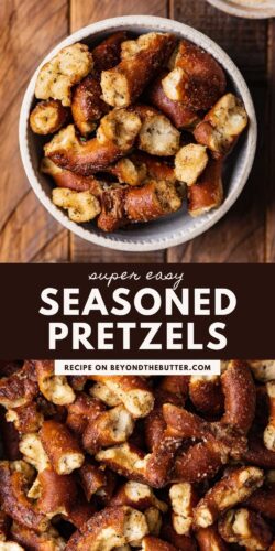 Images of seasoned pretzels from Beyond the Butter®.
