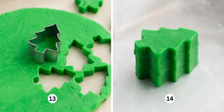 Make a christmas tree center place